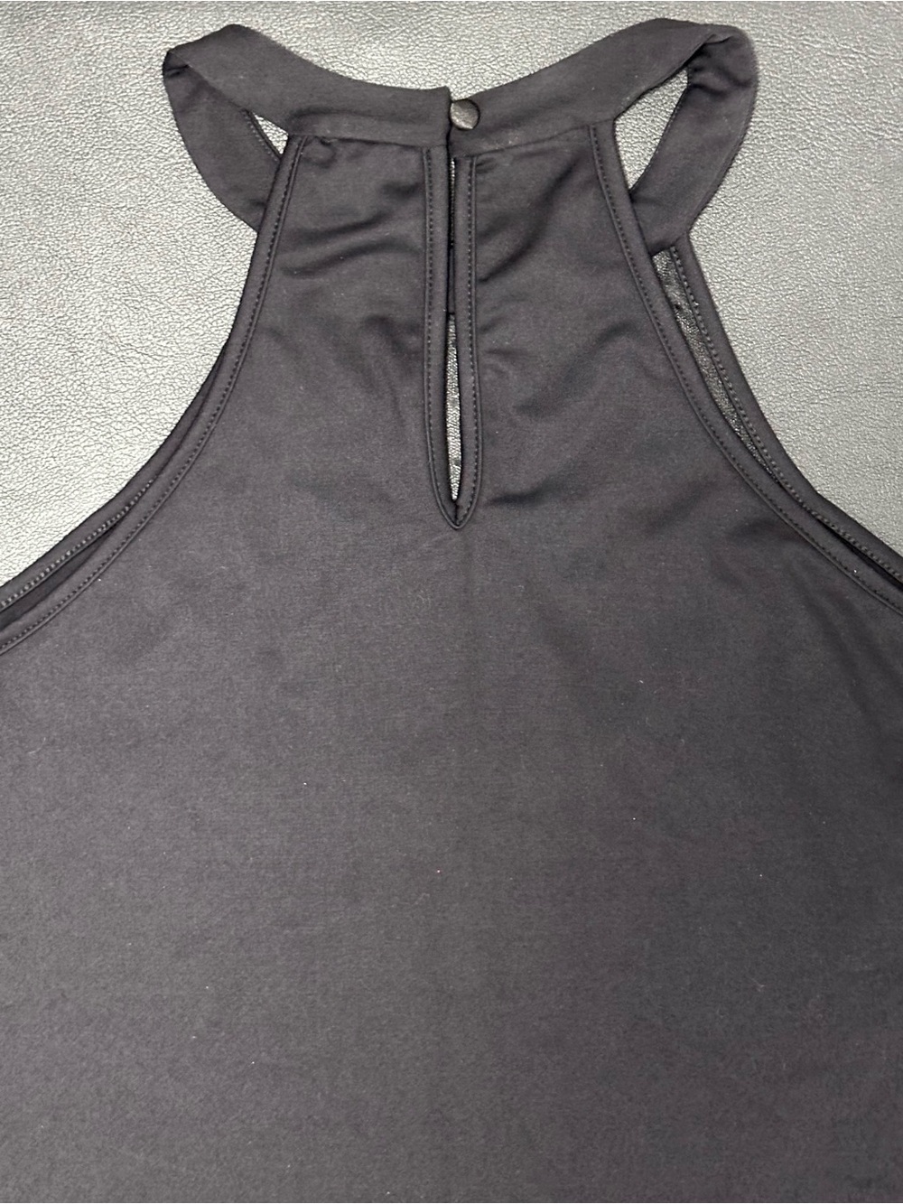 🔥 Bebe Swiss Dot Mesh Halter Bodysuit L ✨ - Picture 7 of 8